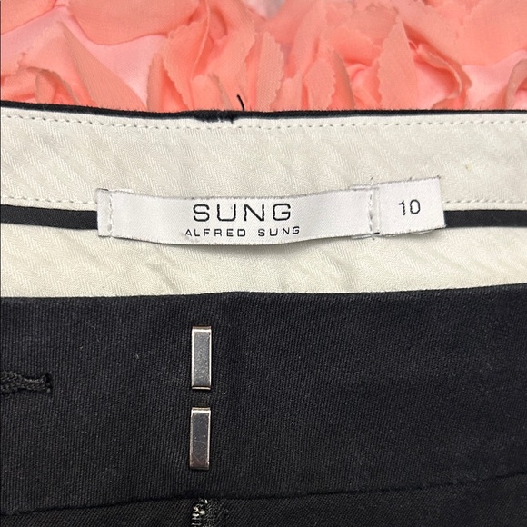 ALFRED SUNG Women's Classic Black Straight Leg Pants - Picture 15 of 15